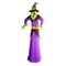 G128 10 ft Witch Halloween Inflatable Decor with LED Lights, Halloween Outdoor Holiday Yard Decoration, Fast Inflate, Weather-Resistant, Outdoor Use